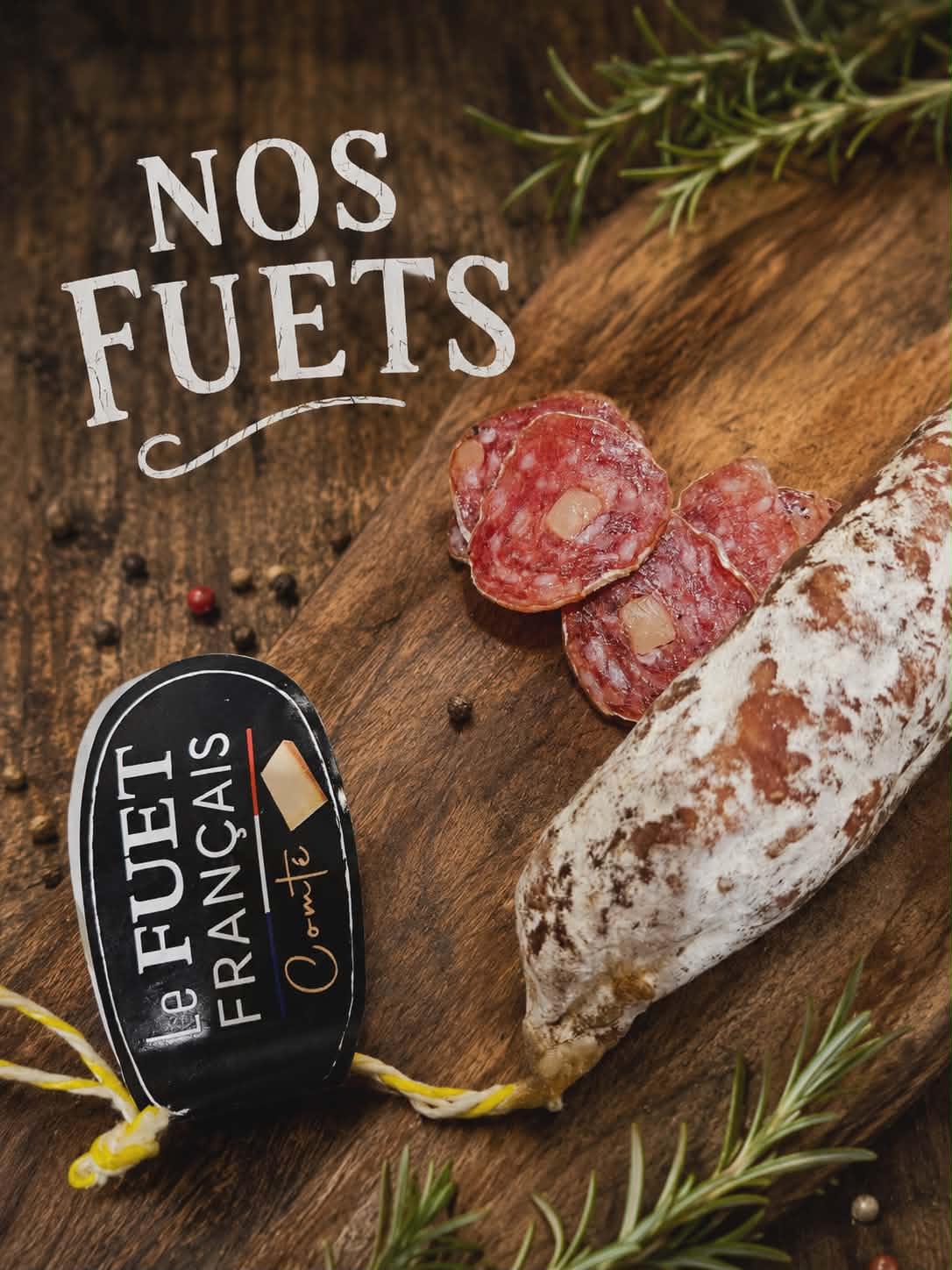 Fuet Français Artisanal – 120 g la piéce a 2.90 euros