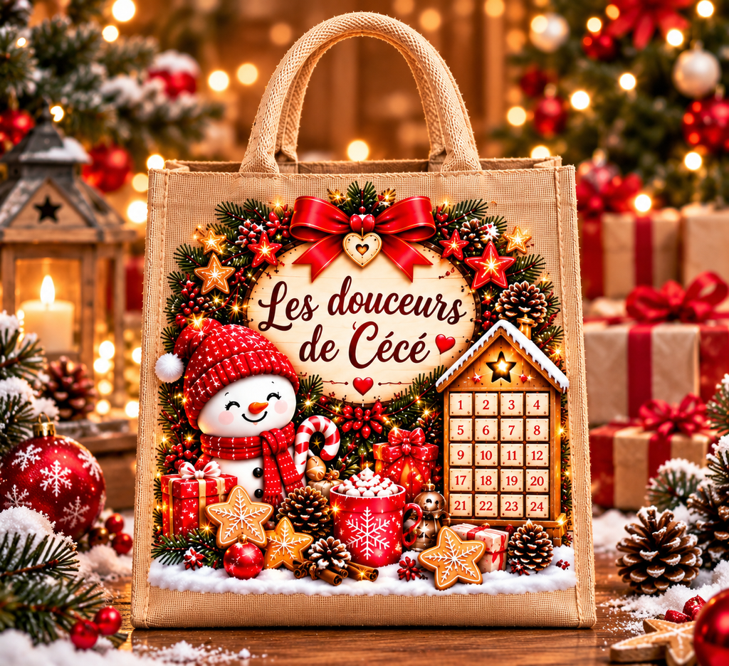 Précommande calendrier de l’Avent Bonhomme de neige – Saucissons artisanaux d’Auvergne