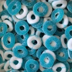 DULCEPLUS Anneaux sucrés goût FRAMBOISE