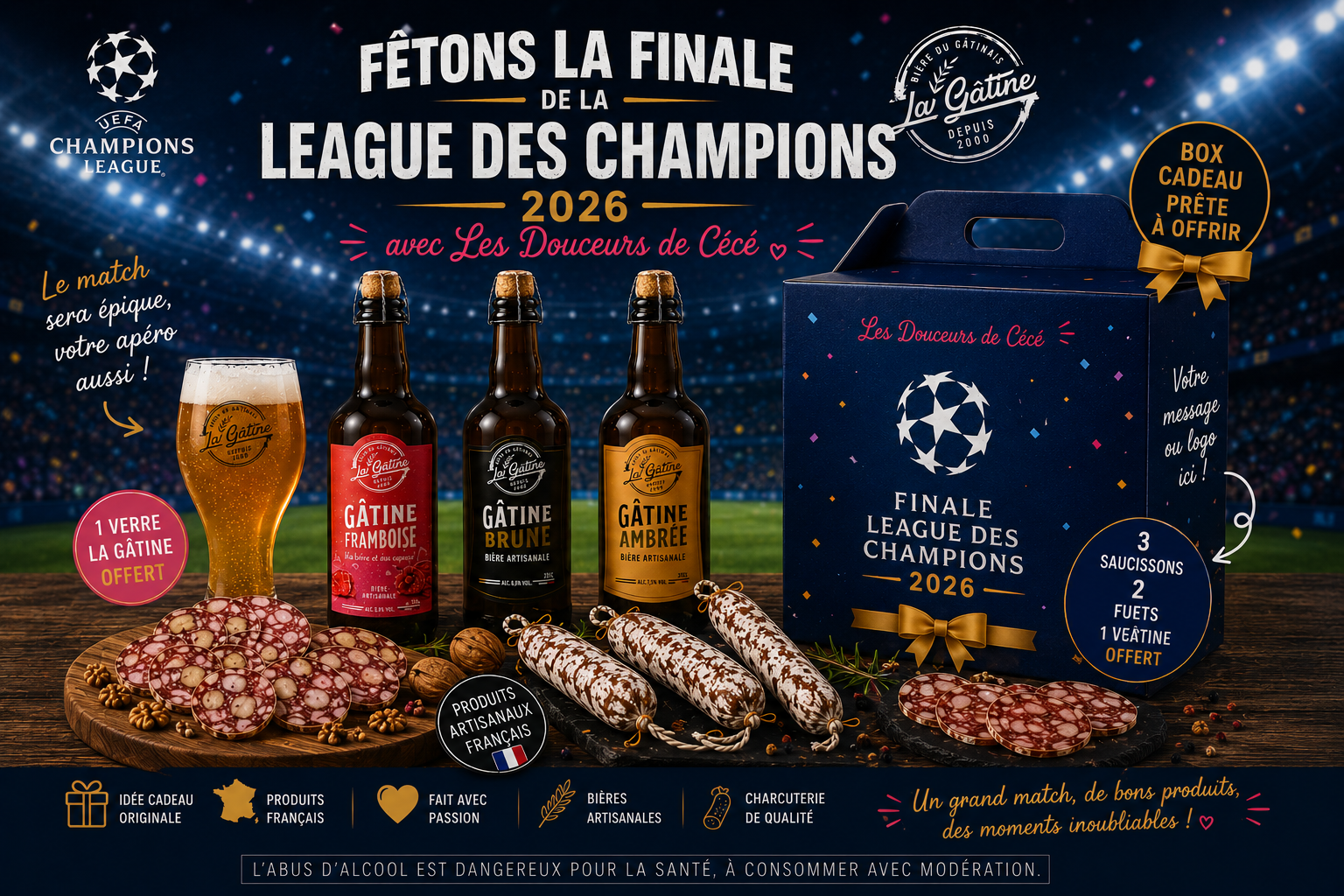 Box Spéciale Ligue des Champions 2026 – La Gatine 39,87 euros