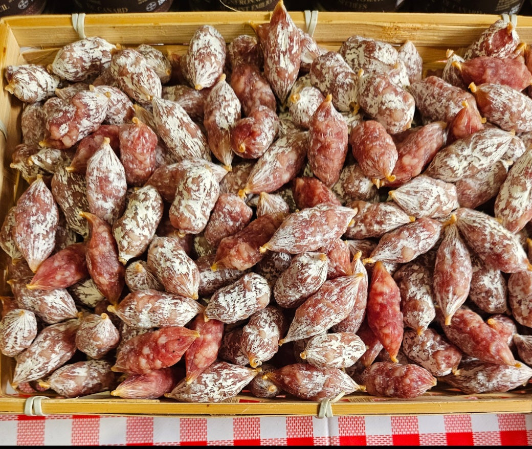 Saucissons à Picorer Nature – Lot de 30 • 100% Français